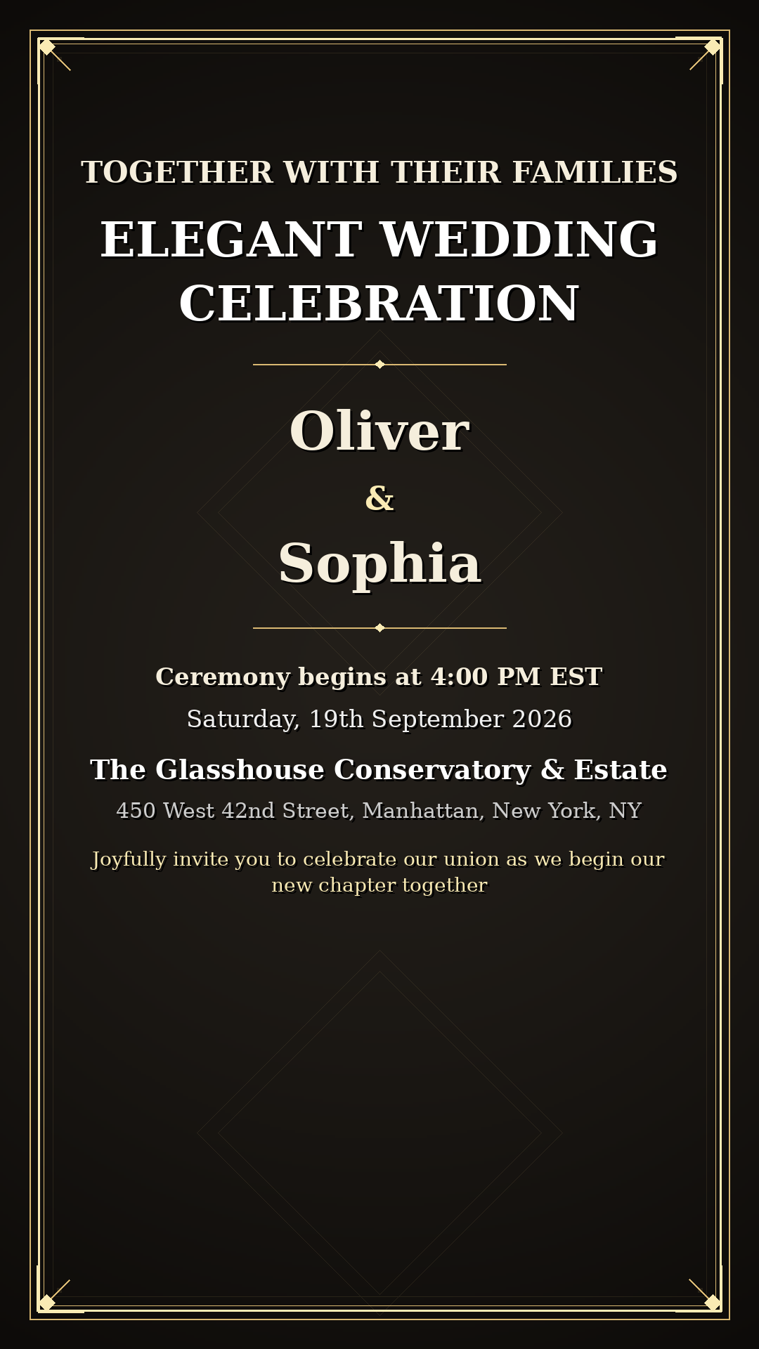 Global Modern Wedding